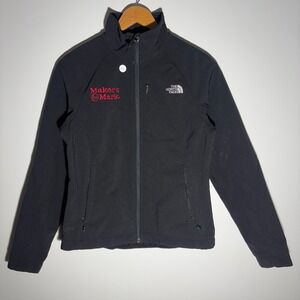 The‎ North Face Women's Softshell Jacket Maker's Mark Logo Black Women's Size S